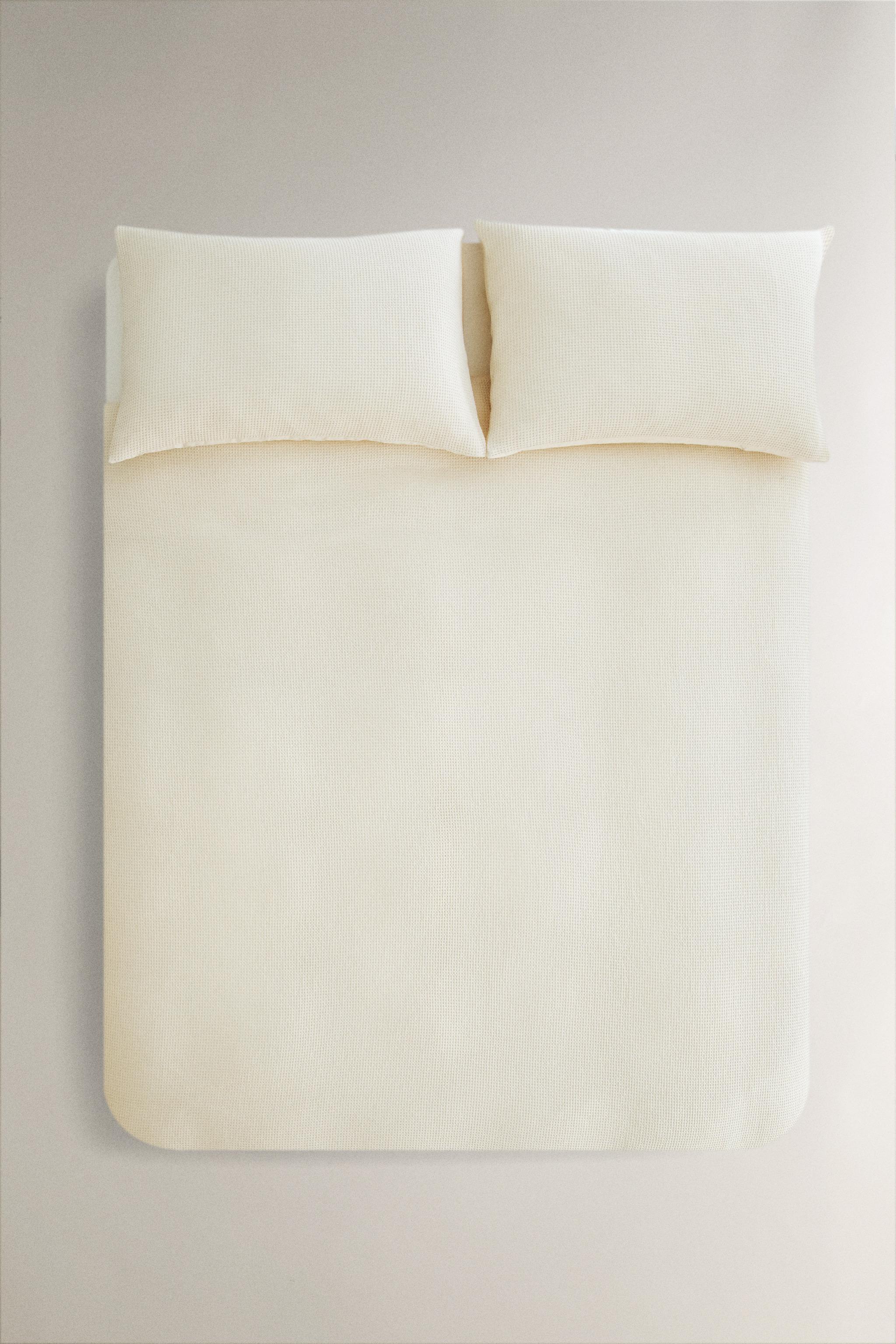 MINI WAFFLE COTTON DUVET COVER
